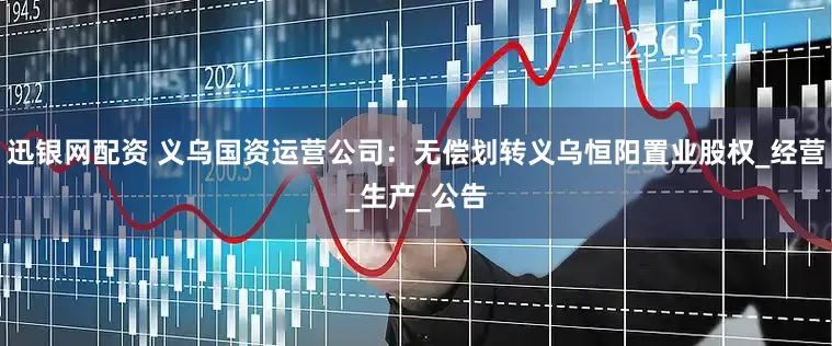 迅银网配资 义乌国资运营公司：无偿划转义乌恒阳置业股权_经营_生产_公告